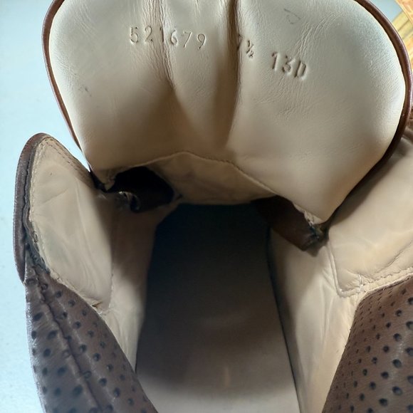 GUCCI Flashtrek Men\'s Brown Suede Leather Lace Up Hiking Boots Great Condition